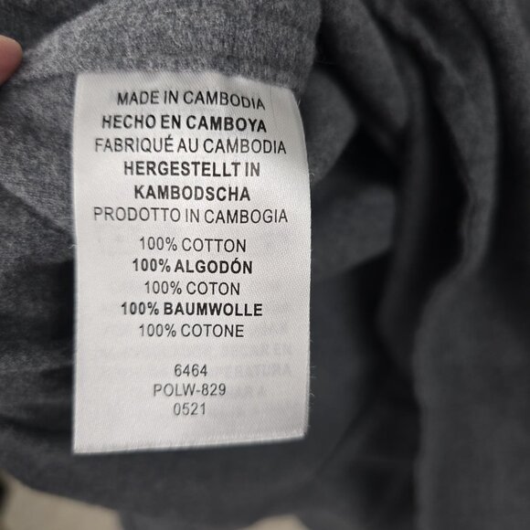 Legendary Whitetails Buck Camp Flannel Shirt XL Gray Long Sleeve Button-Up - Picture 4 of 7